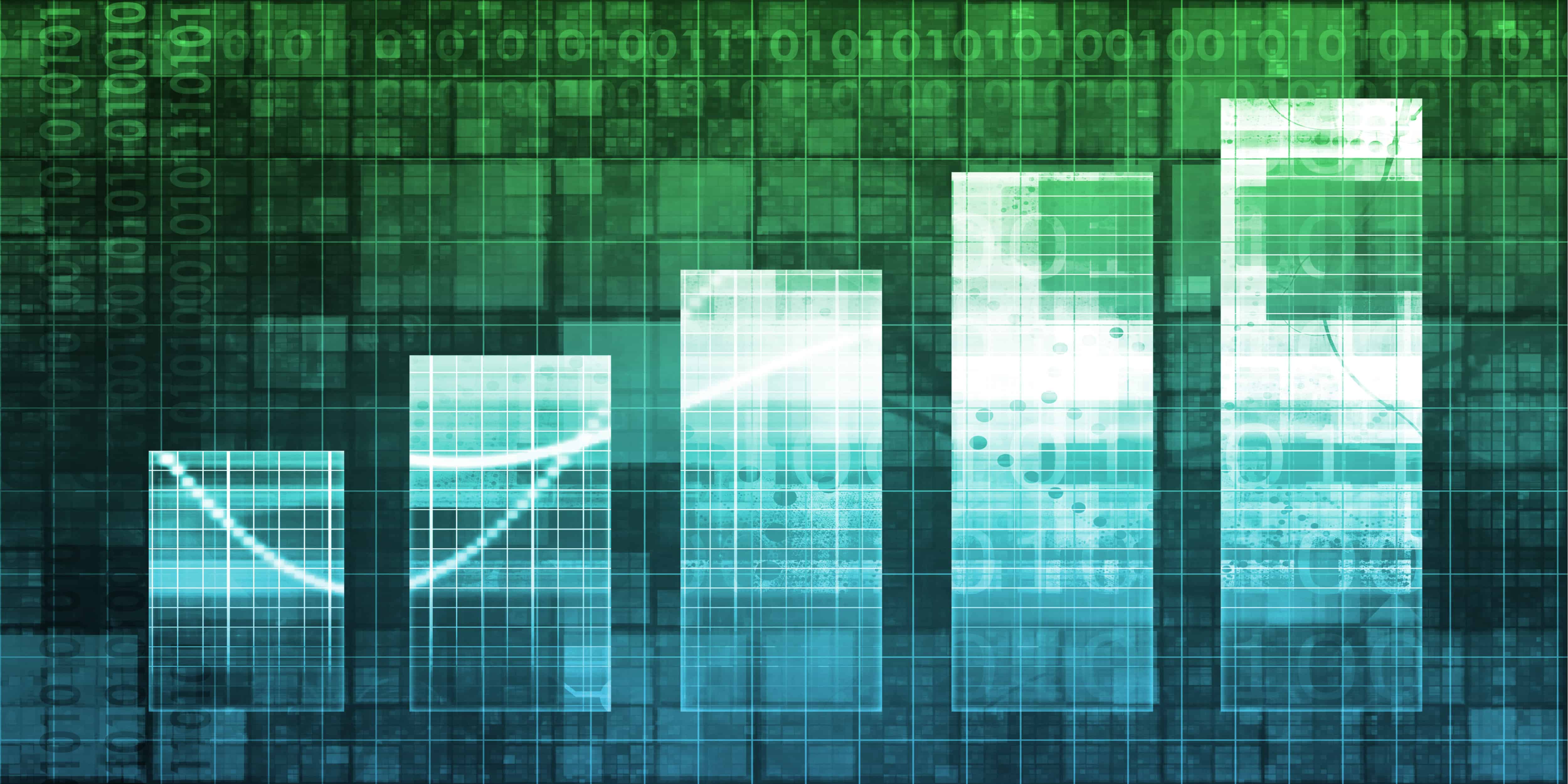 upward trend bar chart