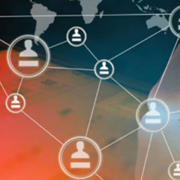 Icons of people Icons of people interconnected